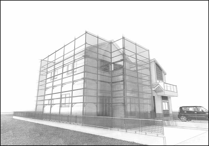 スケッチ風パース作例